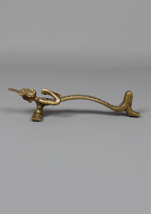 Brass Tribal Art Door Handle