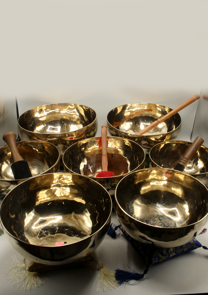 Seven Chakra Tuned Singing Bowls