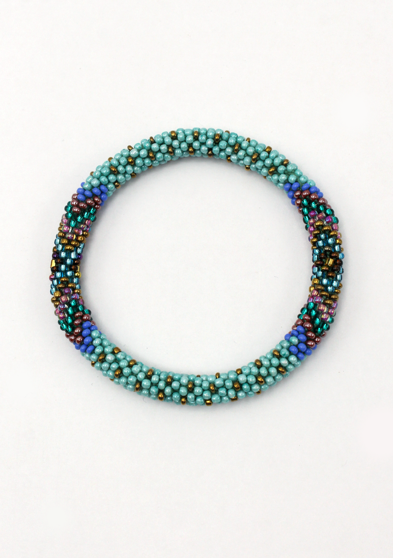 Roll on Beads Blue  Indiana  Bracelet