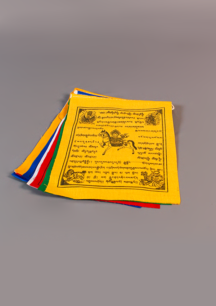 100% Cotton Windhorse Prayer Flags Medium
