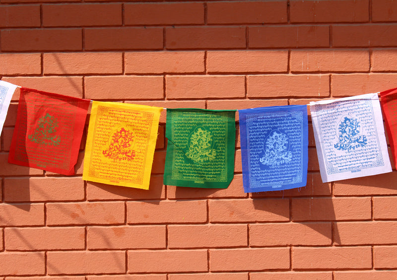 Green Tara Prayer Flags set