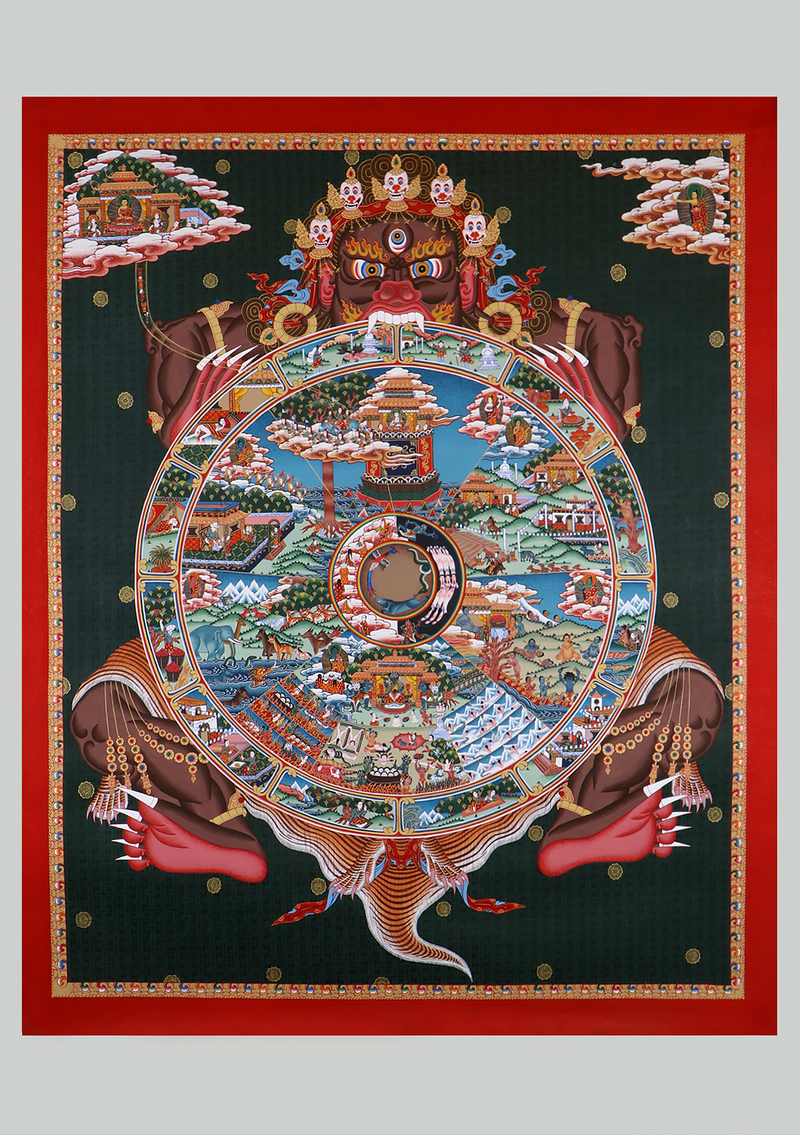 Wheel of Life Thangka Painting Masterarts