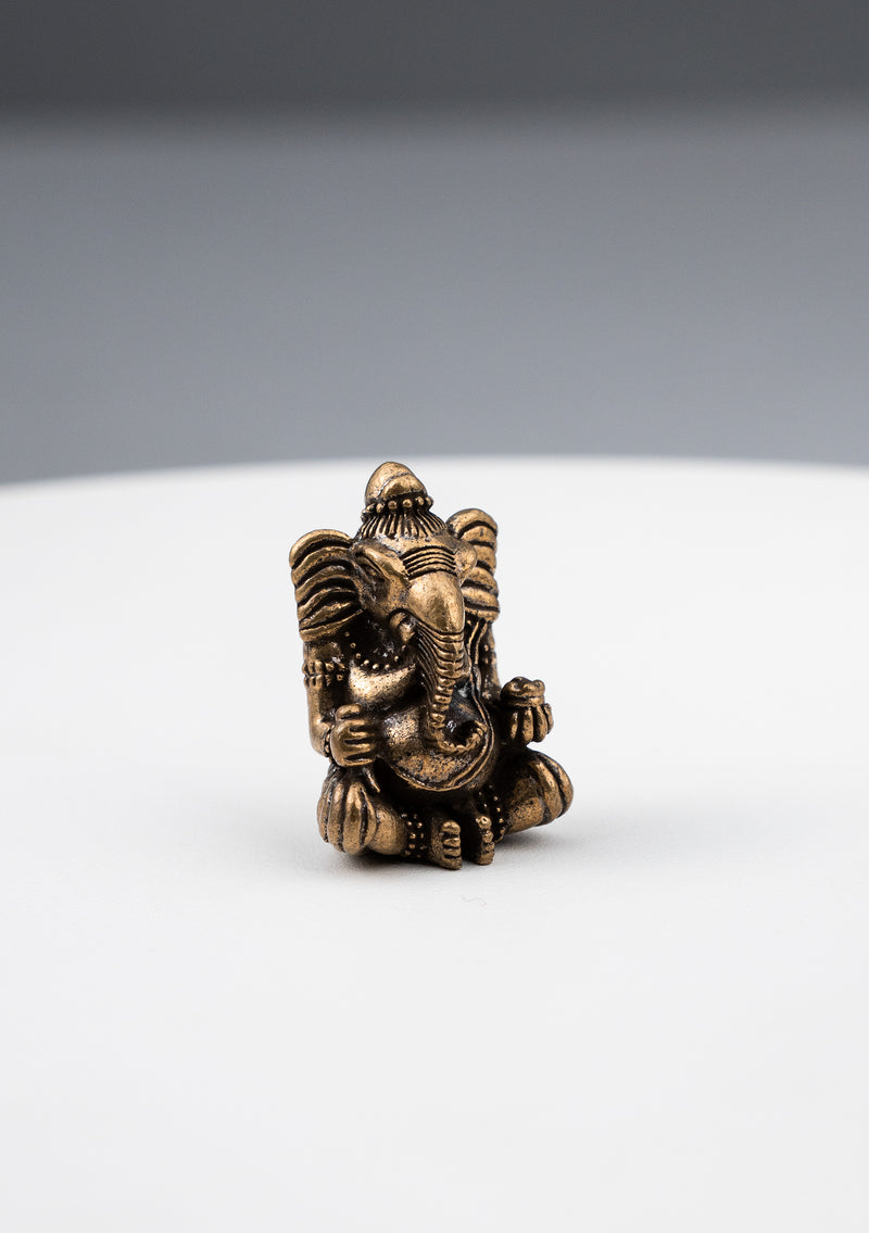 Brass Mini Hindu God Statues 1"