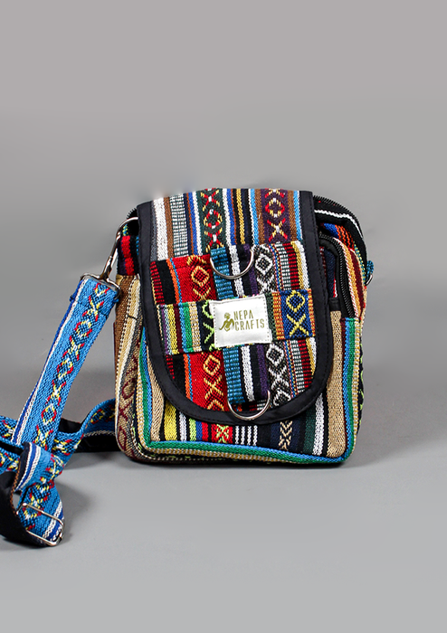 Cotton Travel Passport Cross body bag