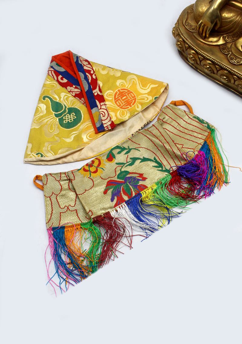 Buddha Statue Brocade Cover Cloth