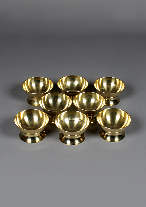 Newari Aila Khwola   Liquor Brass Cup  by Tamrakar family