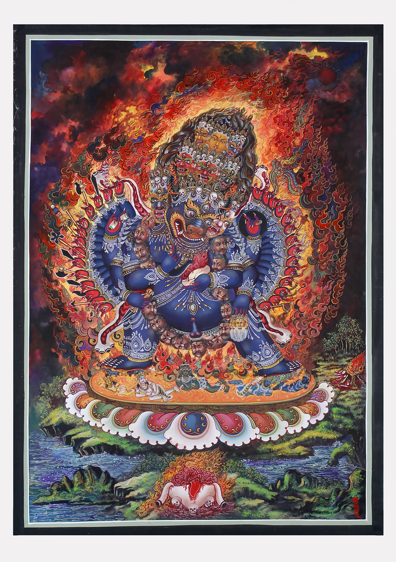 Yamantaka Thangka Painting