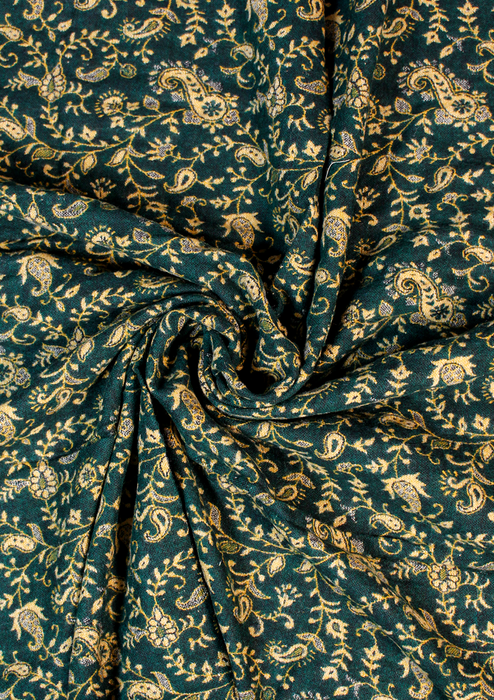 Handloomed Mayur Pattern Woolen Shawl