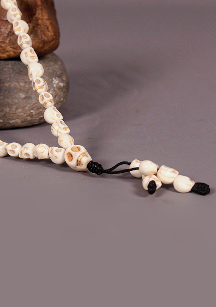 Skull Bone Buddhist Prayer Mala