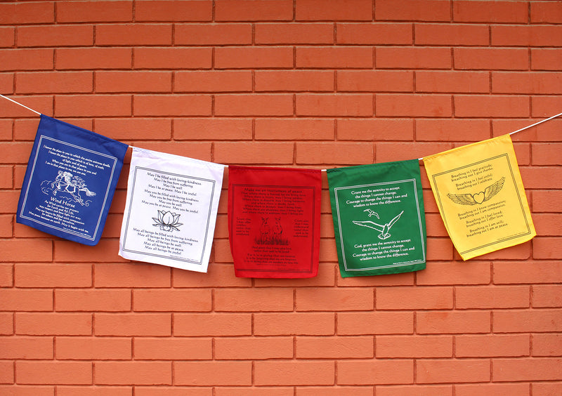 Tashi Delek Tibetan Cotton Prayer Flags