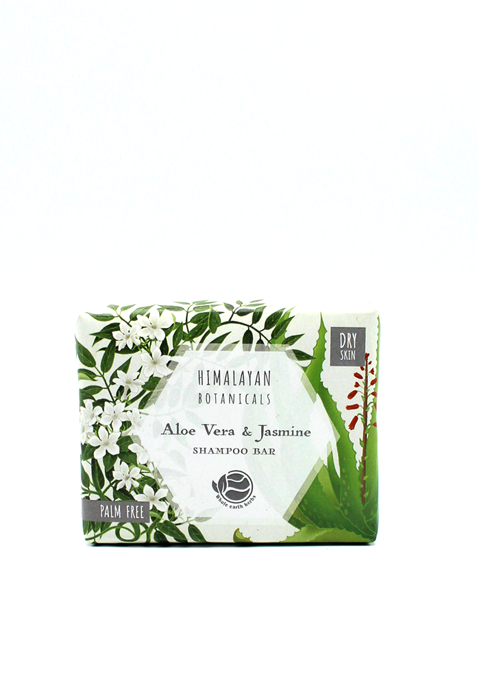 Himalayan Botanicals Aloe Vera and Jasmin Herbal Soap- For Dry Skin