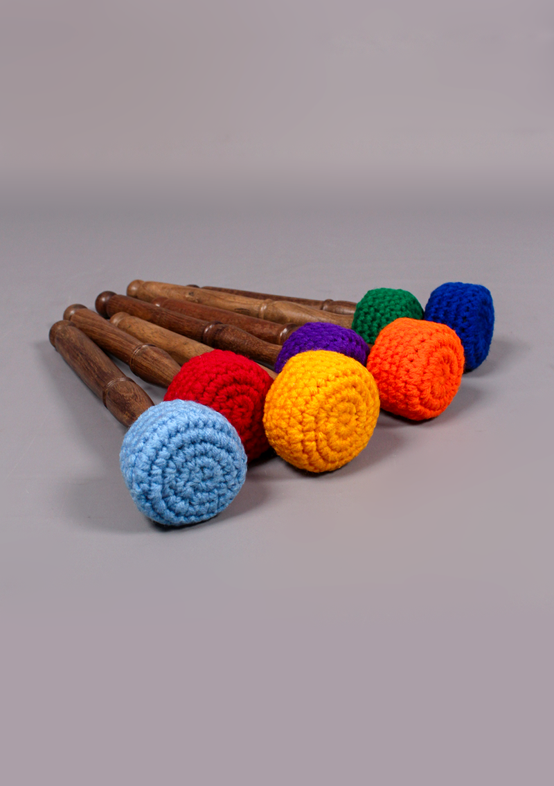 Crochet Drum Stick for Singing Bowl and Gong - Medium