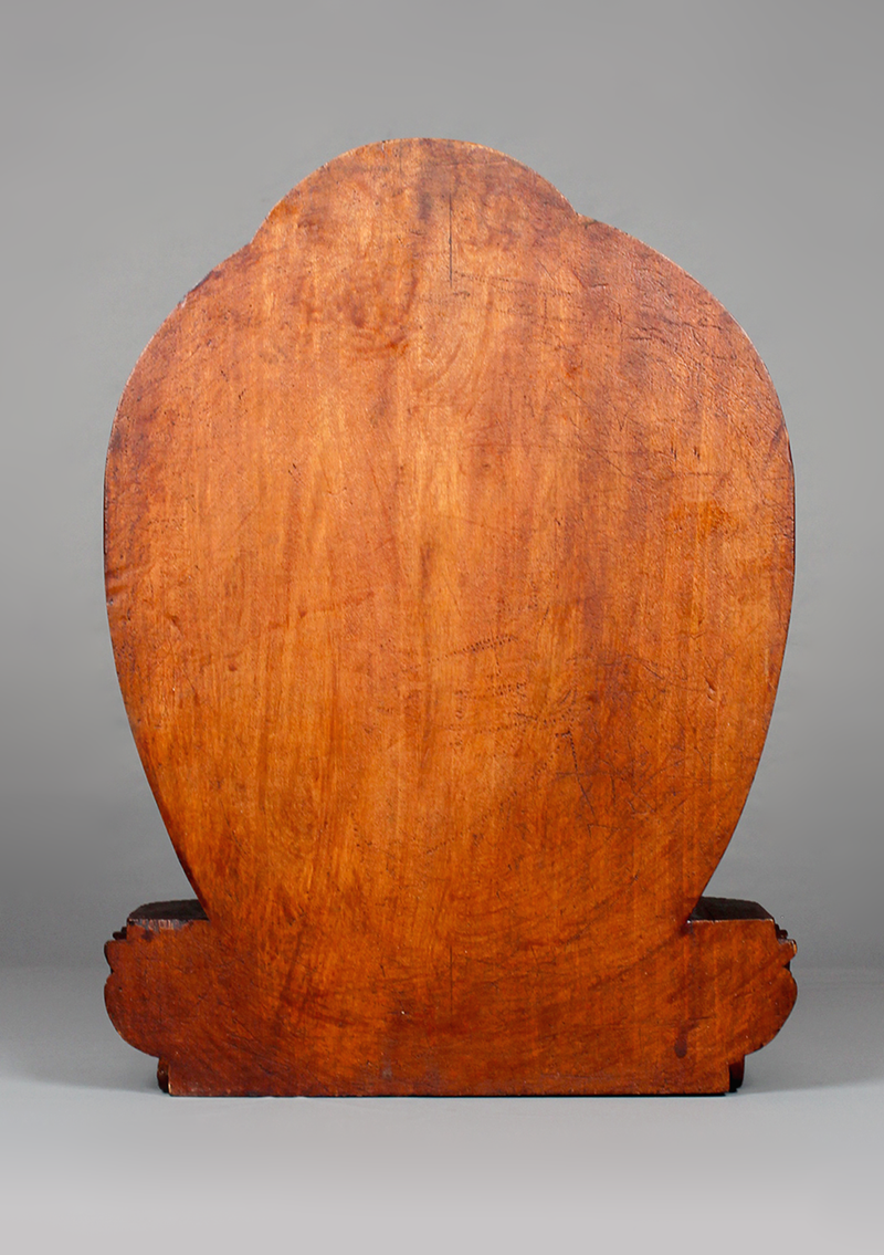 Manjushree Fine Carving Wooden Statue 12"H