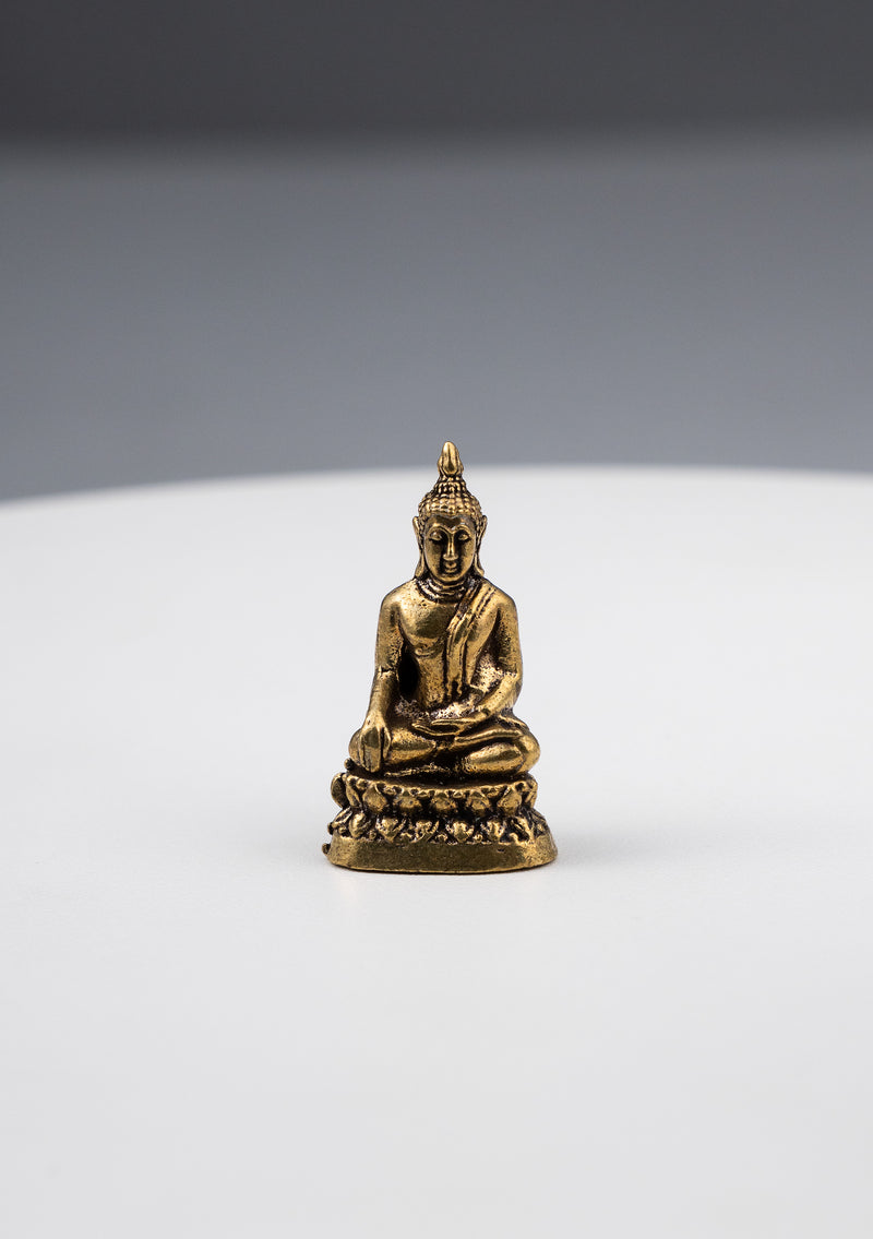Brass Mini Buddhist Deities Statue 1"