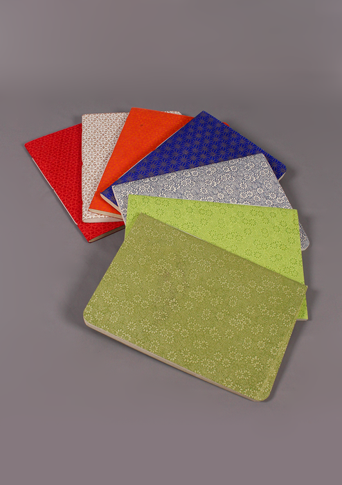 Calico Flower Design Printed Lokta Paper Journal