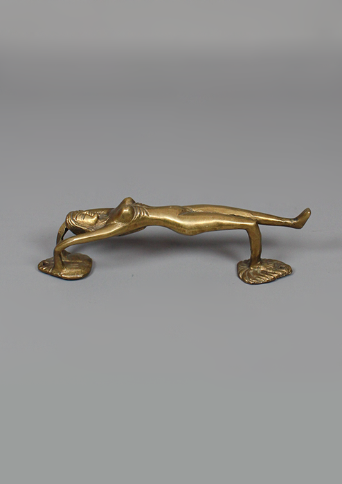 Brass Lady Door Handle
