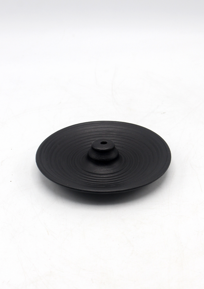Spiral  Lines Ceramic Tibetan Incense Burner