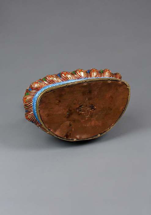 Buddha Life Shakyamuni Carved Gold Gilded Handpainted Statue 10"H