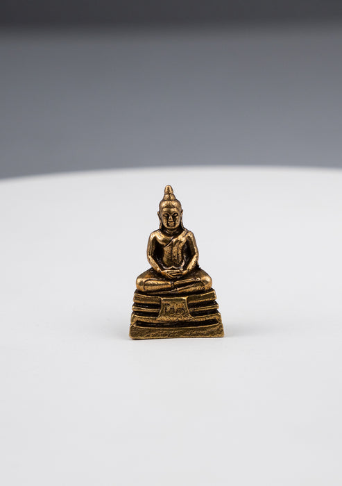 Brass Mini Buddhist Deities Statue 1"