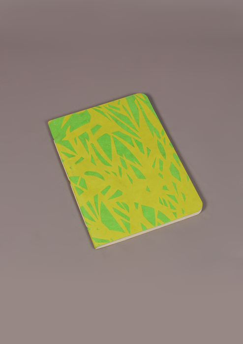 Abstract Design Printed Lokta Paper Journal