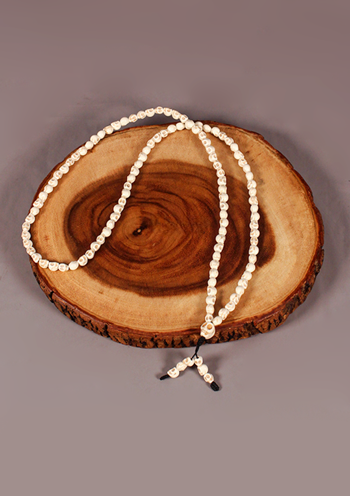 Skull Bone Buddhist Prayer Mala