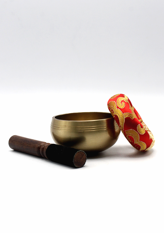 Singing Bowl with Christian Symbols