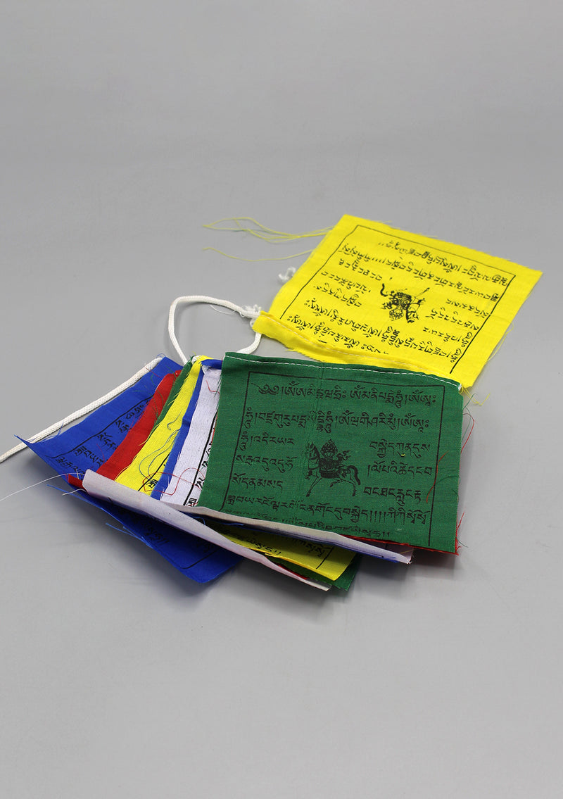 Mini Windhorse Prayer Flags Set