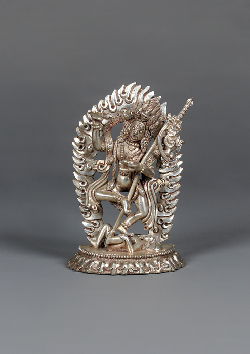 Sterling Silver Jogini Statue 9.5 cm