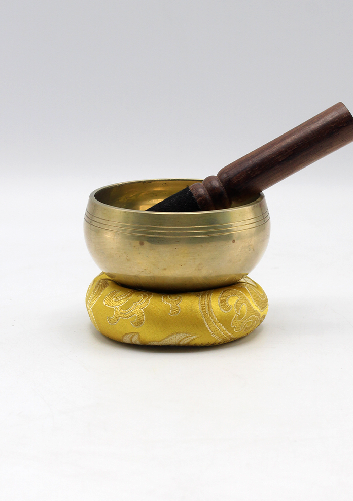 Singing Bowl with Hindu Deities