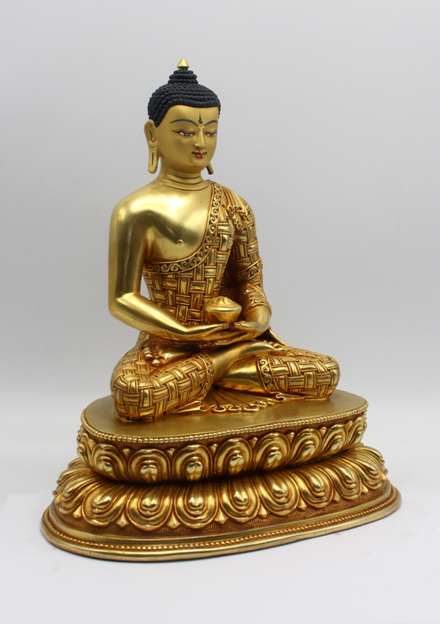 Masterpiece 24 K Gold Amitabha Buddha Statue