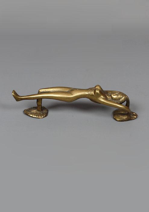 Brass Lady Door Handle