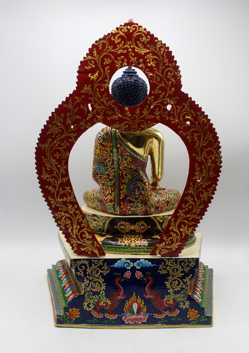 Masterarts Shakyamuni Buddha Seated on the Lotus Throne 16.5" H