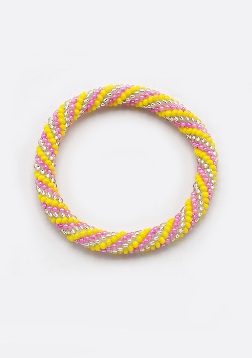 Multi Colored Nepal Roll On Bracelet for Kids