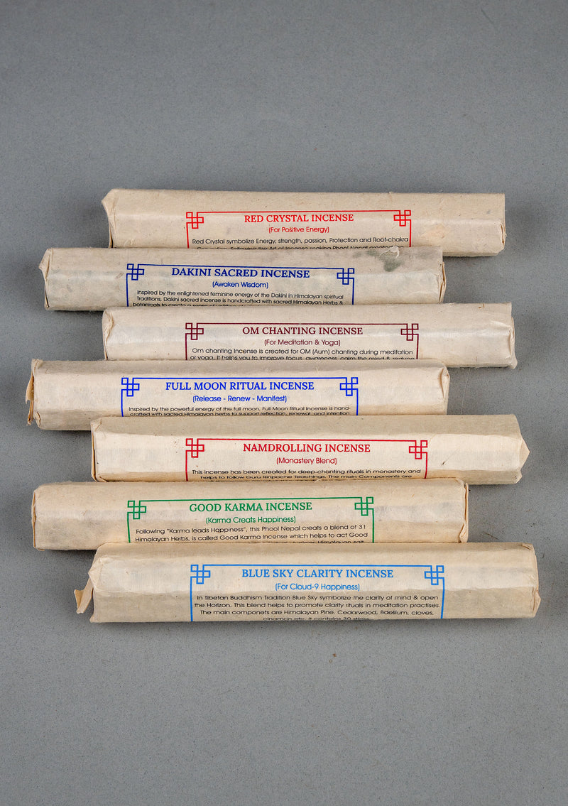 Seven Himalayan Wellness Incense Sticks
