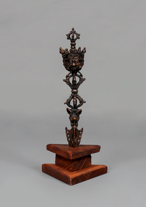 Copper  Oxydized  Phurba/Dagger 6" H