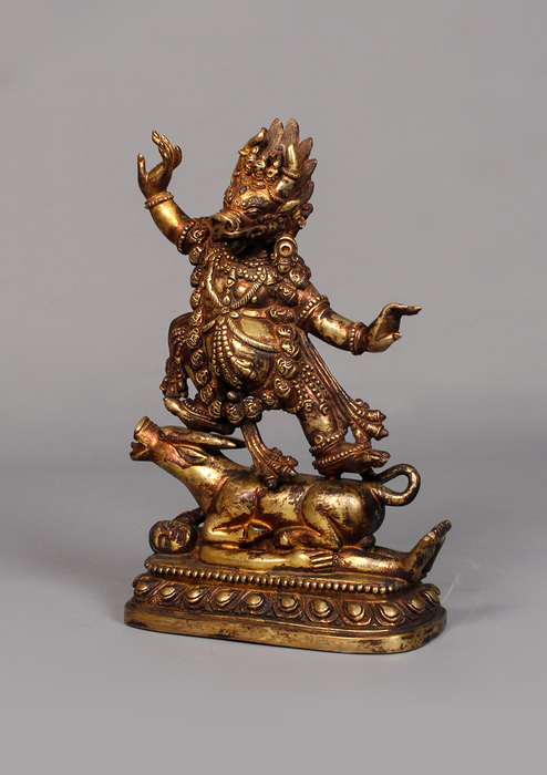 Fully Gold Plated Antique Yamantaka