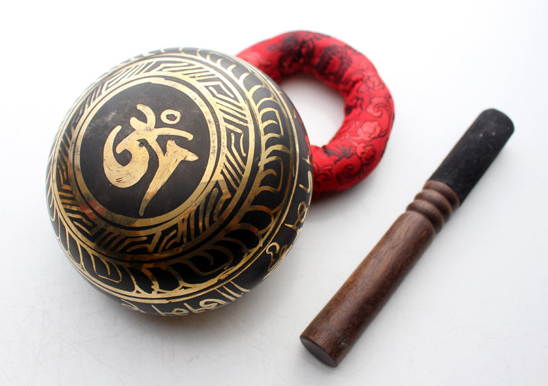 Buddha's Wisdom Eyes Painted Singing Bowl 4"