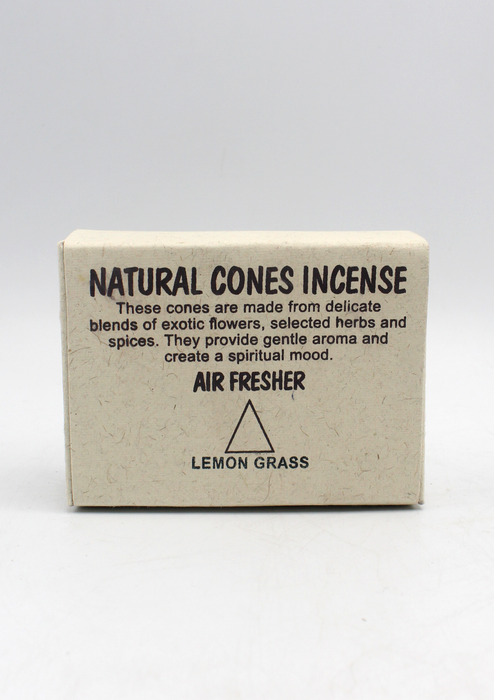 Lemon Grass Tibetan Natural Cone Incense