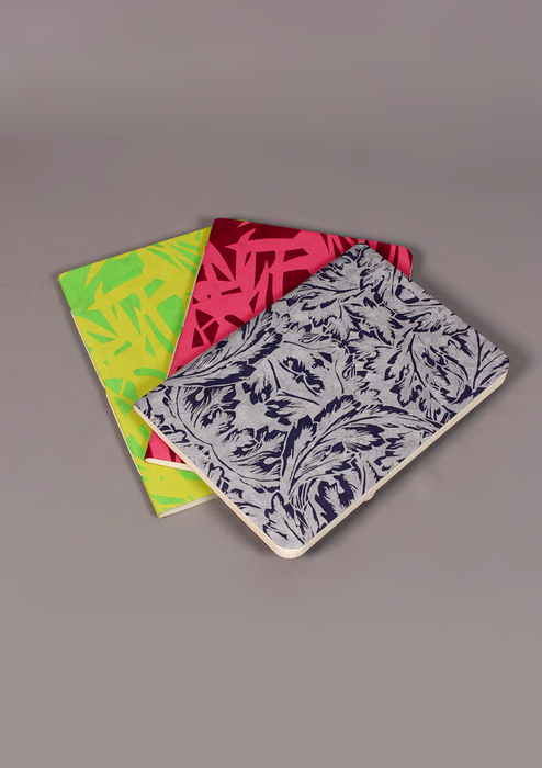 Abstract Design Printed Lokta Paper Journal