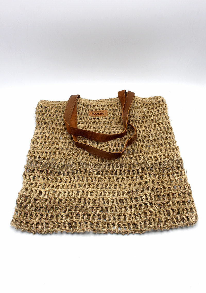 Handmade Fairtrade Hemp 4 Corner Bag - Jholi