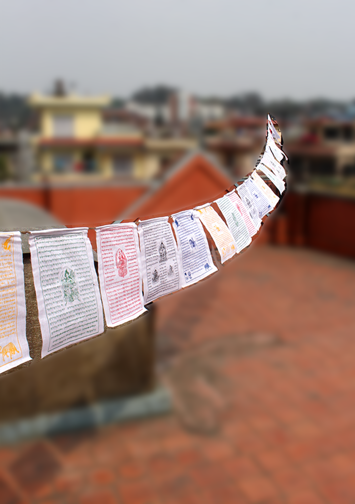 Biodegradable Pure Cotton Tibetan Prayer Flags- 8 Meter Long