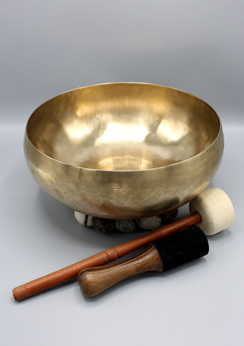 Tibetan Healing Therapy Handmade Singing Bowl Note #F