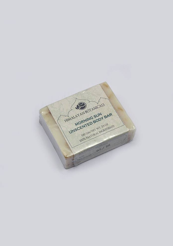 Himalayan Botanicals Morning Sun Unscented Body Bar Soap
