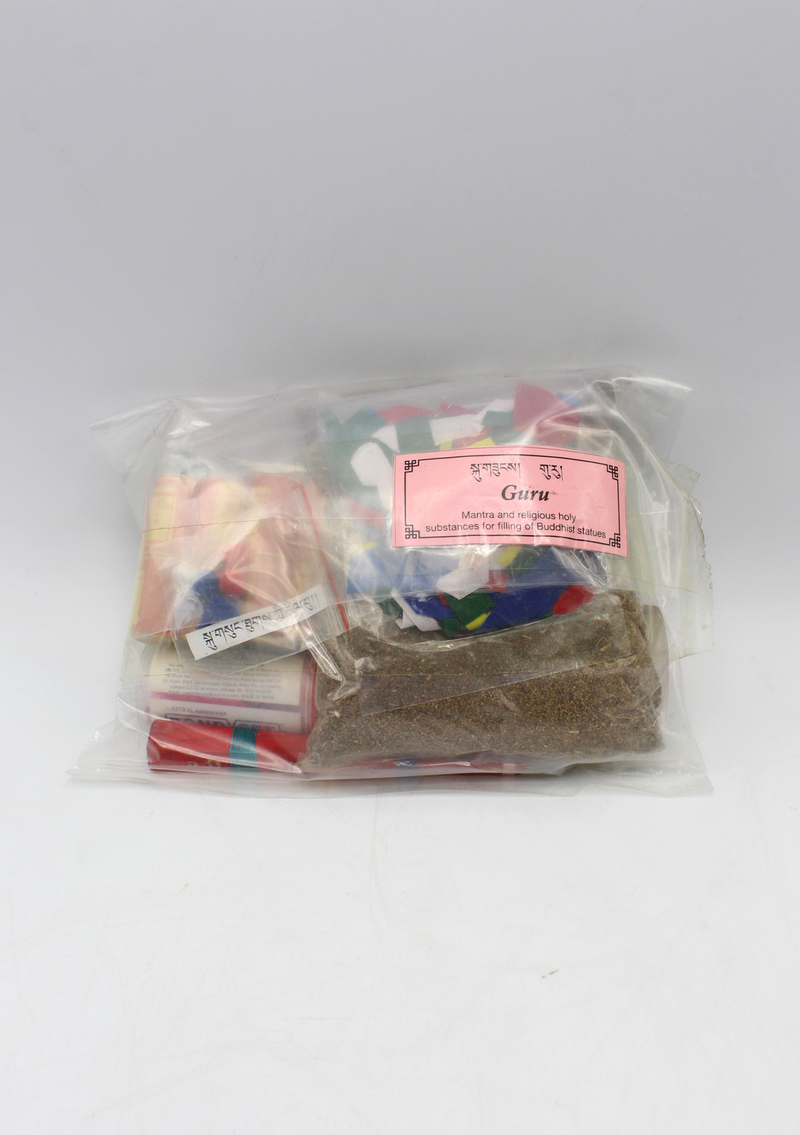 Mantra and religious holy substances for filling of Buddhist statues - Guru 8" H