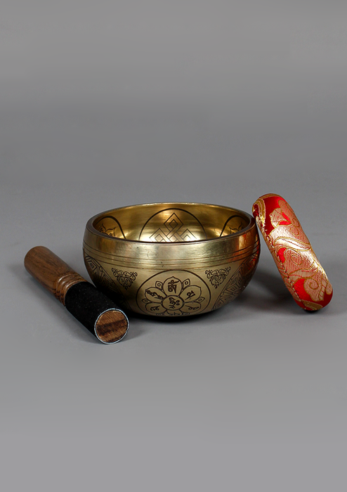 Amitabha Buddha Singing Bowl 4" D