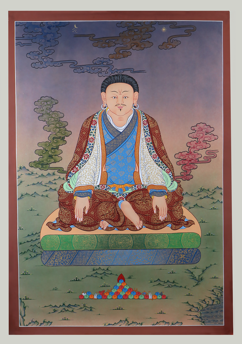 Guru Marpa Lotsawa Thangka Painting