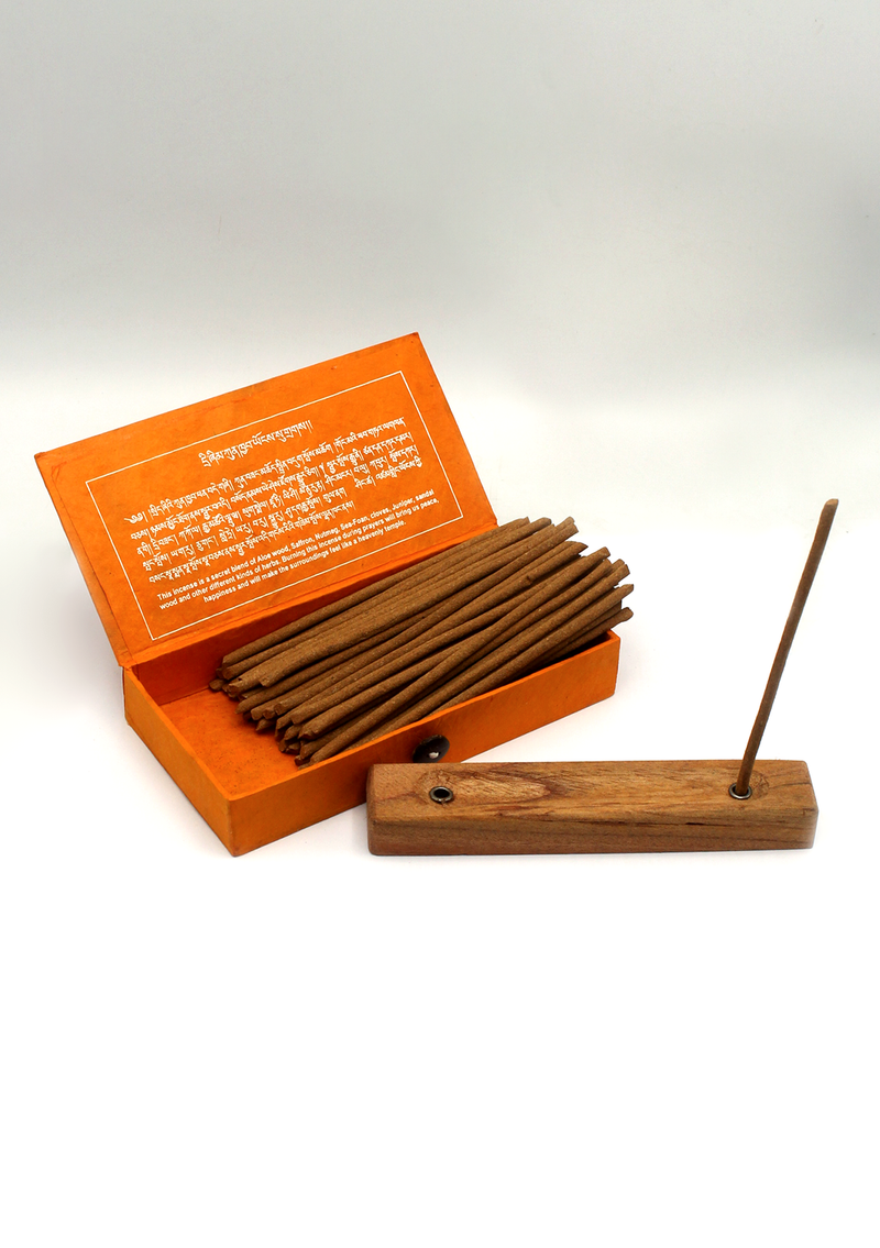 Blessing Tibetan Incense from Boudhanath