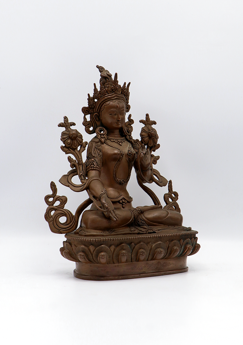Masterpiece  White Tara Newar Art  Statue