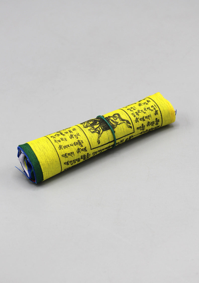 Poly-Cotton Windhorse Prayer Flags, Tibet Flags, Single Roll