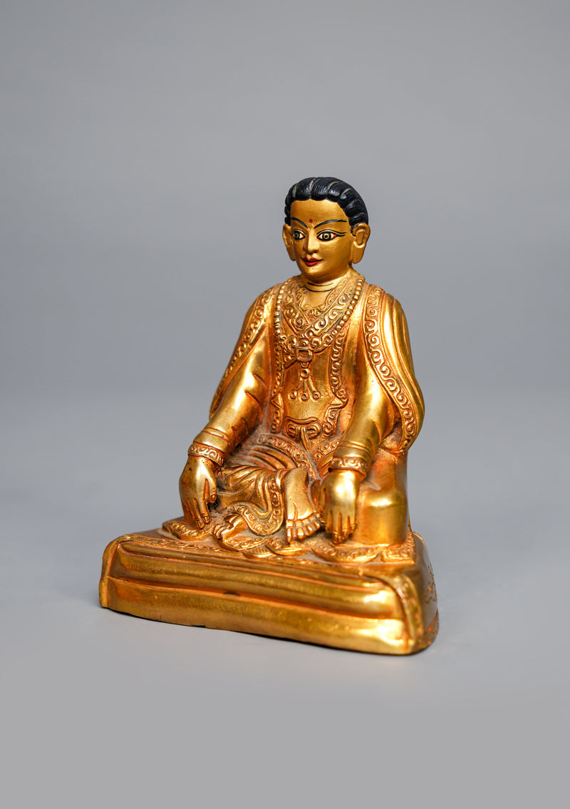 24K Gold-Plated Kagyu Lineage Masters Statue Collection